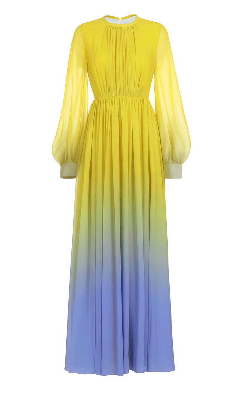 Gradient Colored Dress