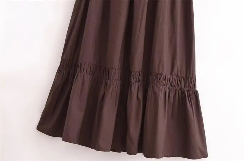 Brownish Maxi Dress