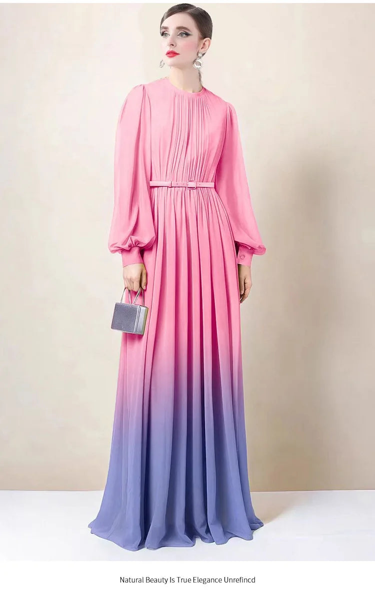 Gradient Colored Dress