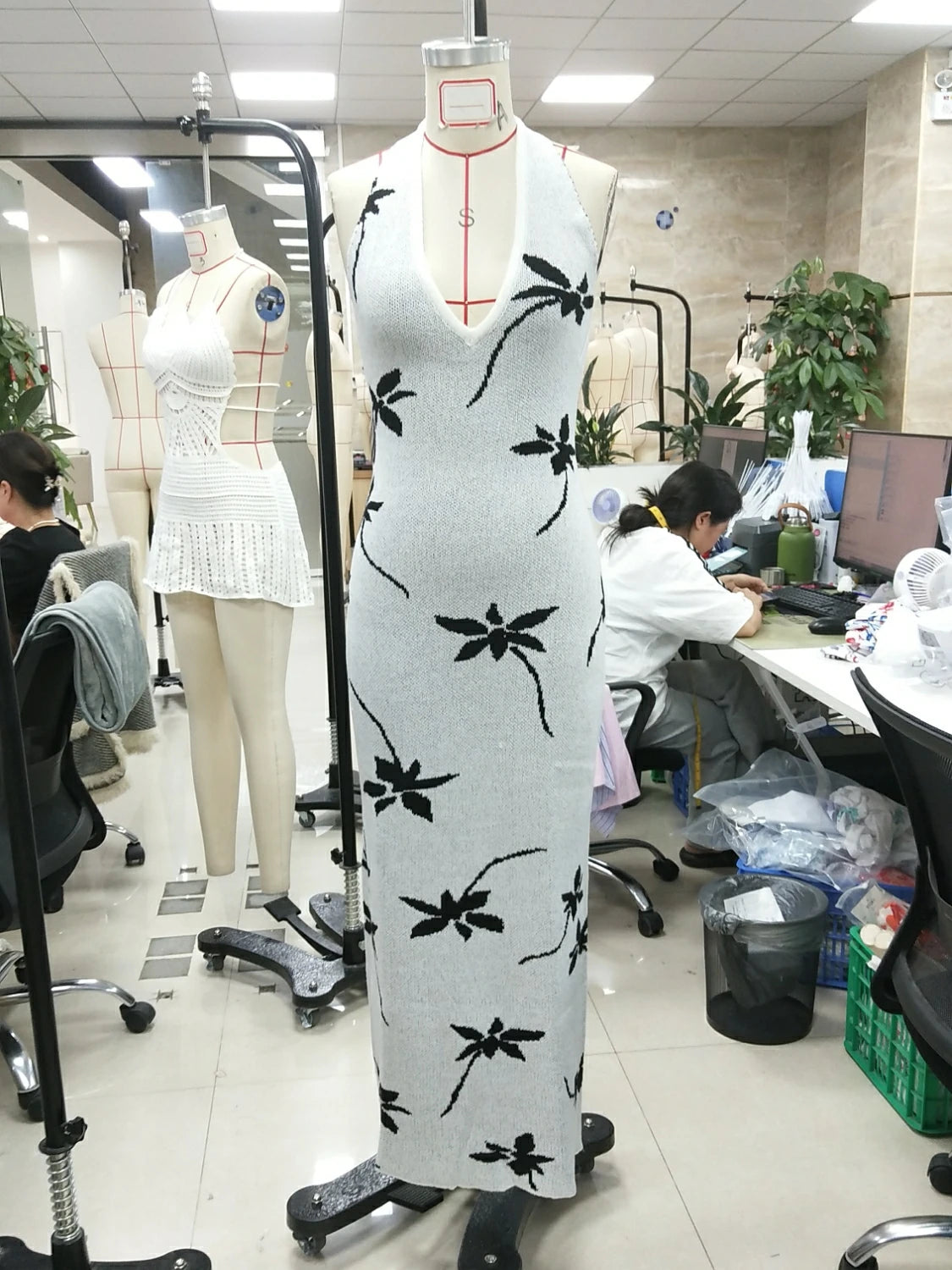 Backless Bodycon Long Dress