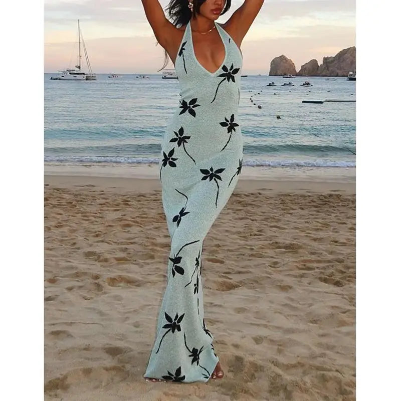 Backless Bodycon Long Dress