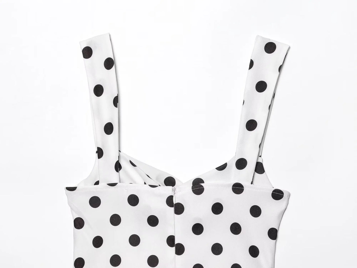 Retro chic polka dot mini dress