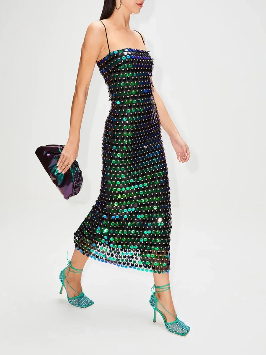 Bodycon Straight Long Dress