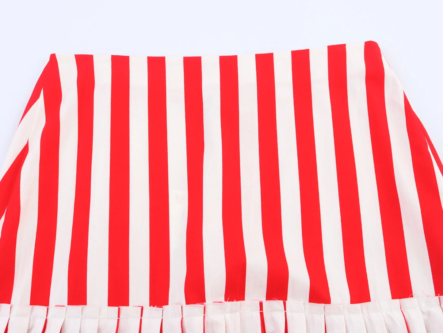 high waist striped skirt