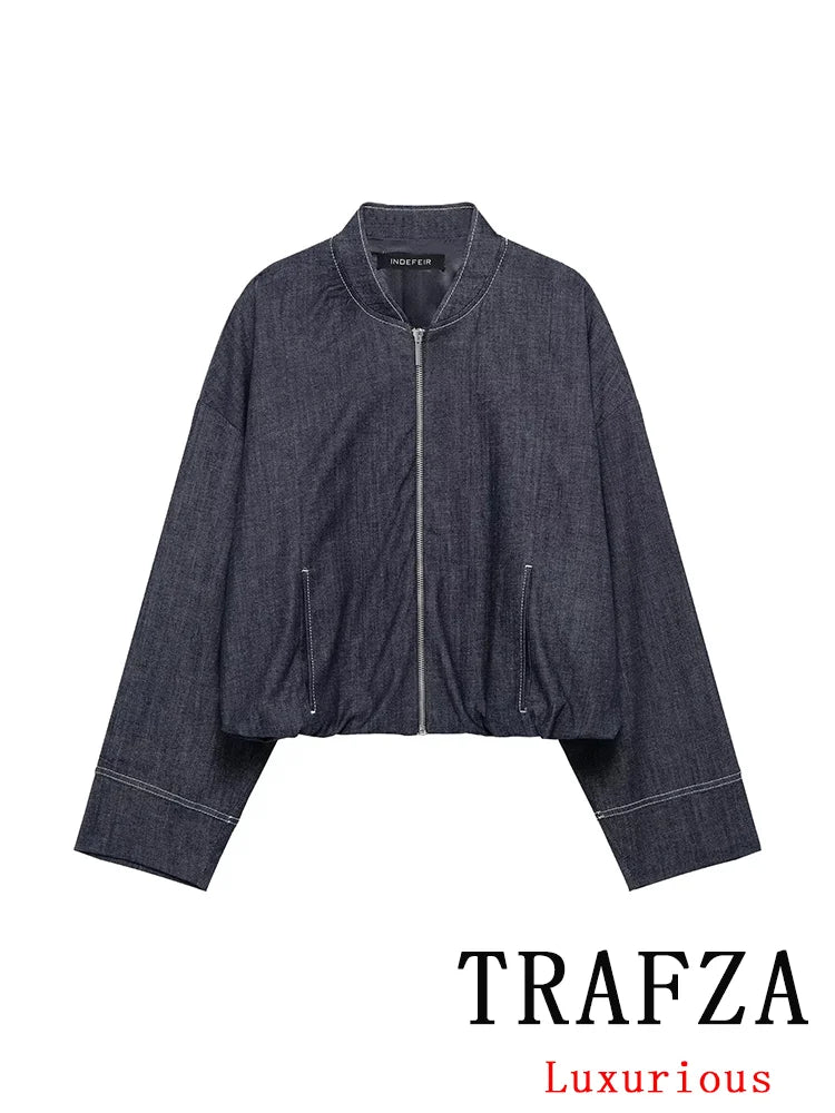 Bomber Jackets and Pleated Mini Skirt