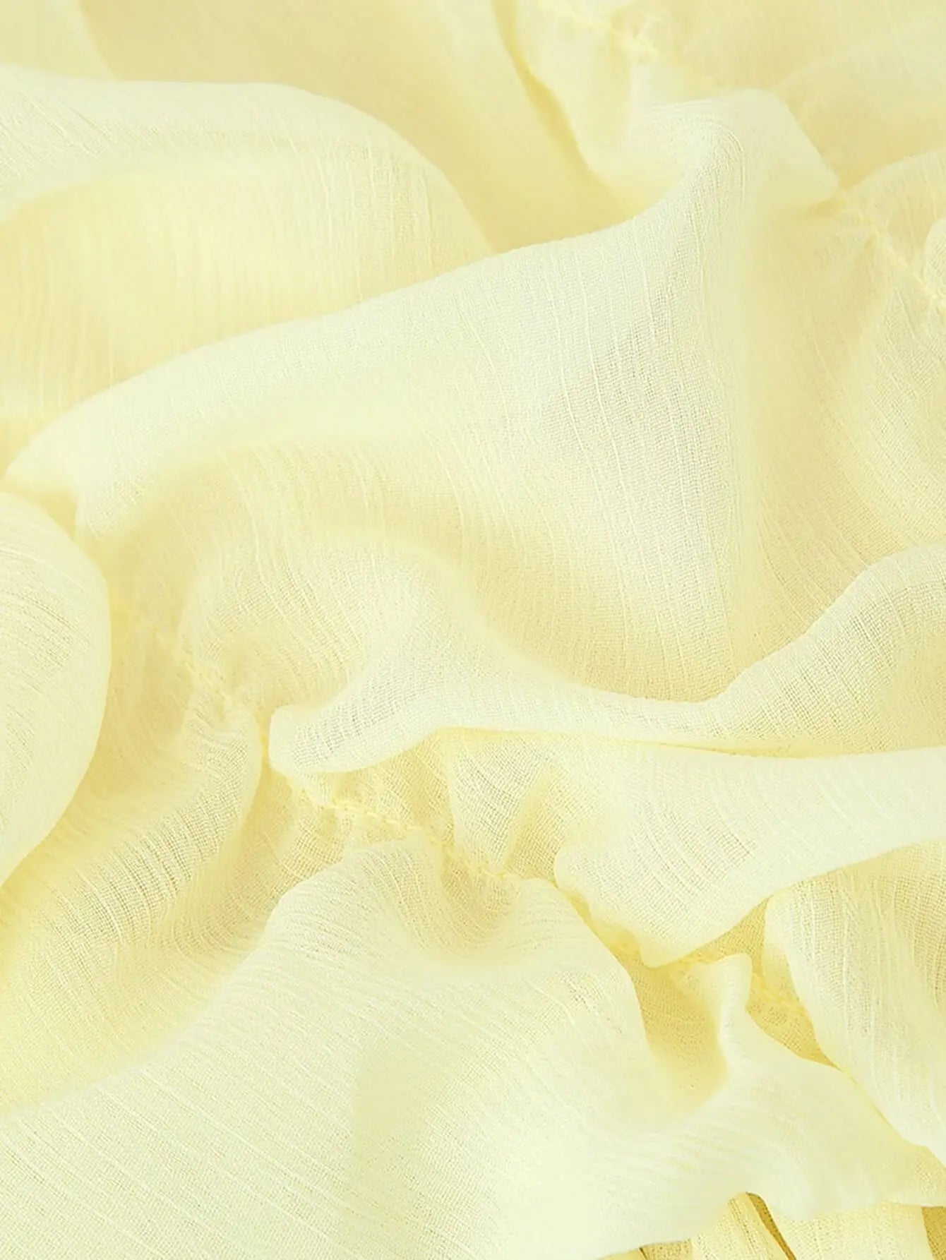 pleated long-sleeved dress