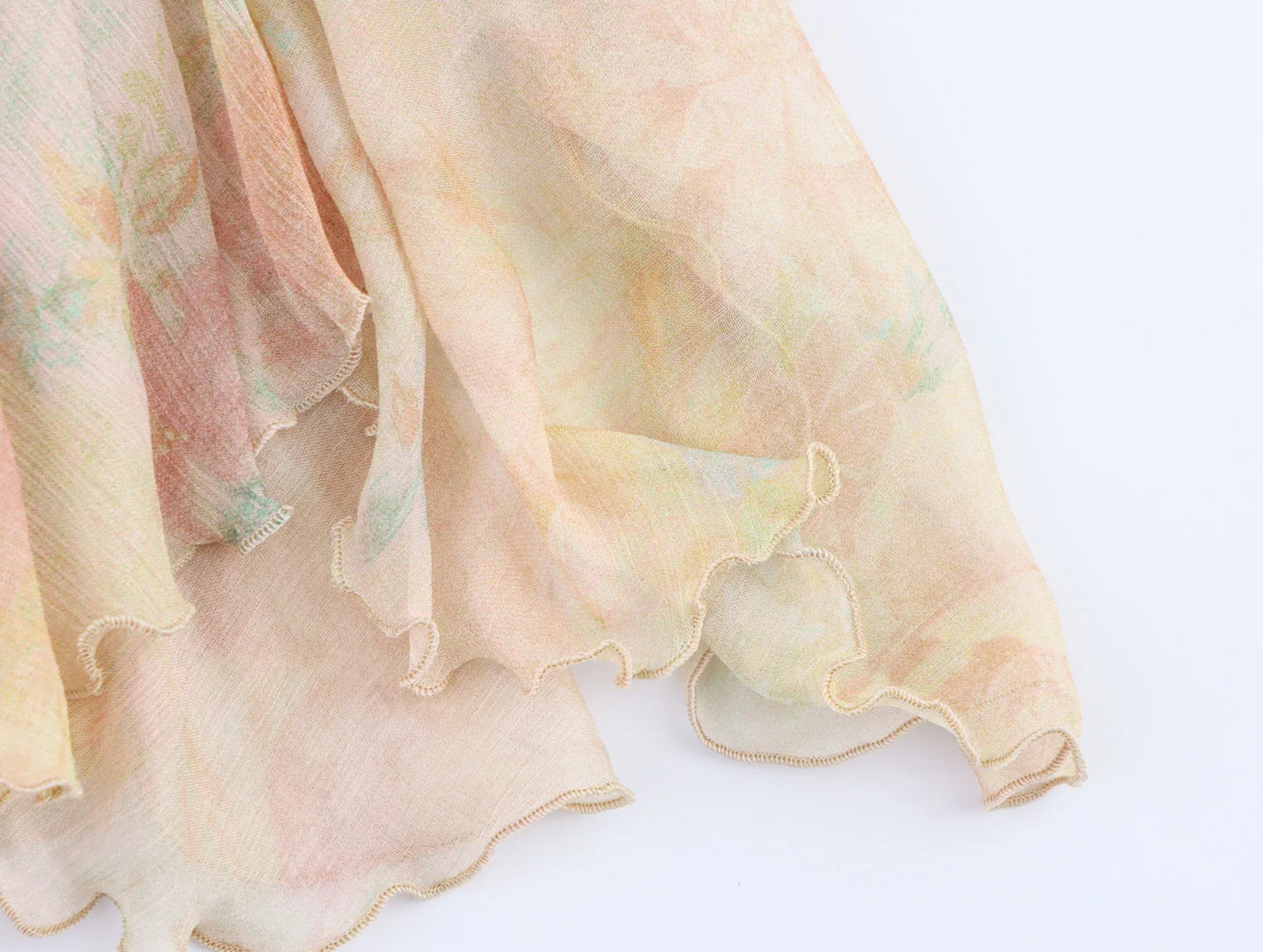 ayered high waist skirt