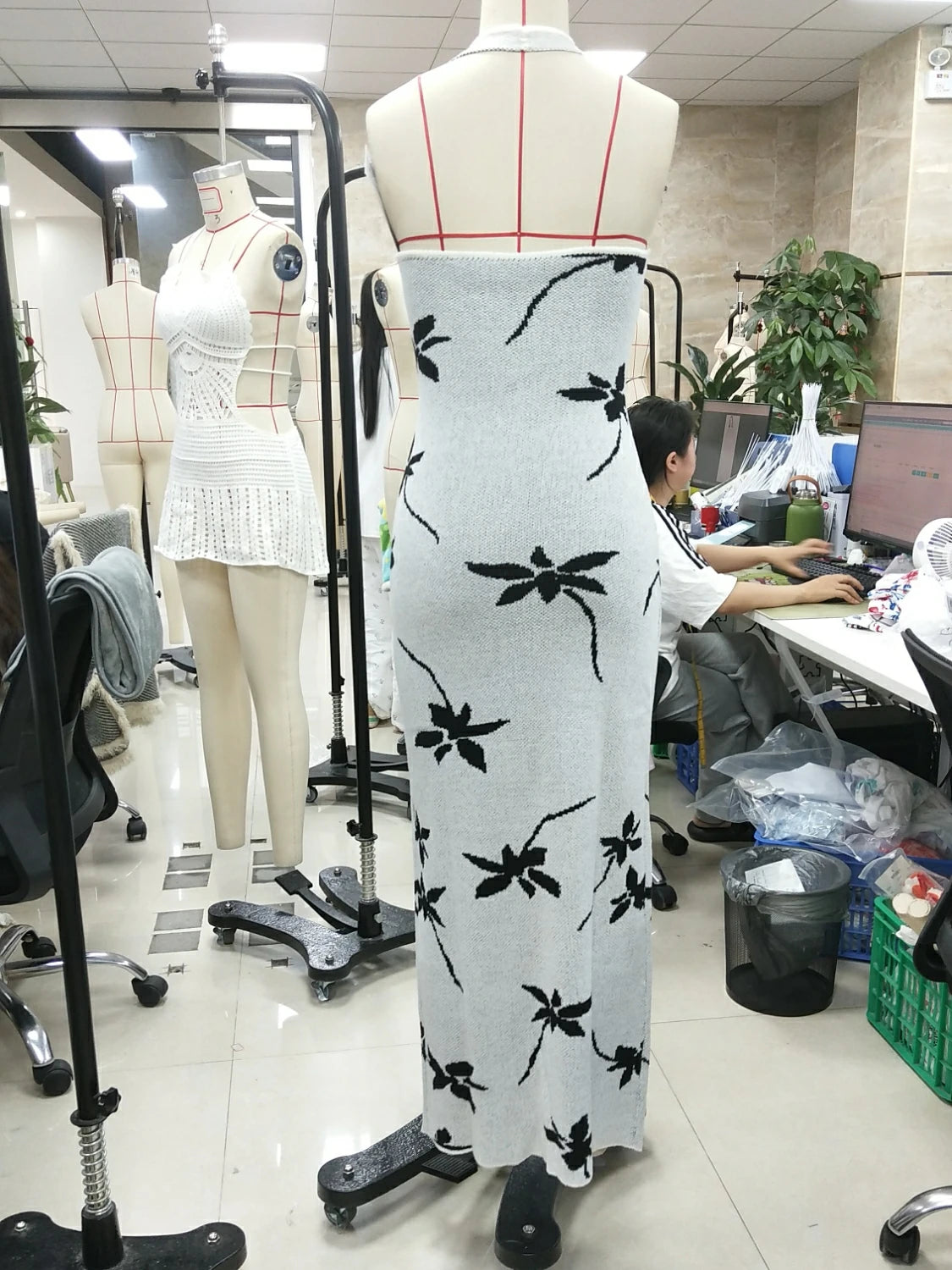 Backless Bodycon Long Dress