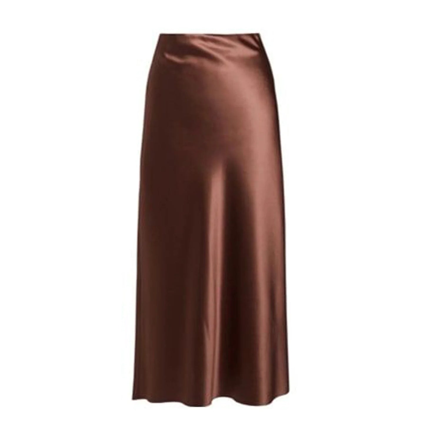 Silky Midi Skirt