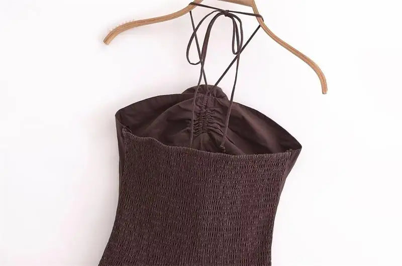 Brownish Maxi Dress