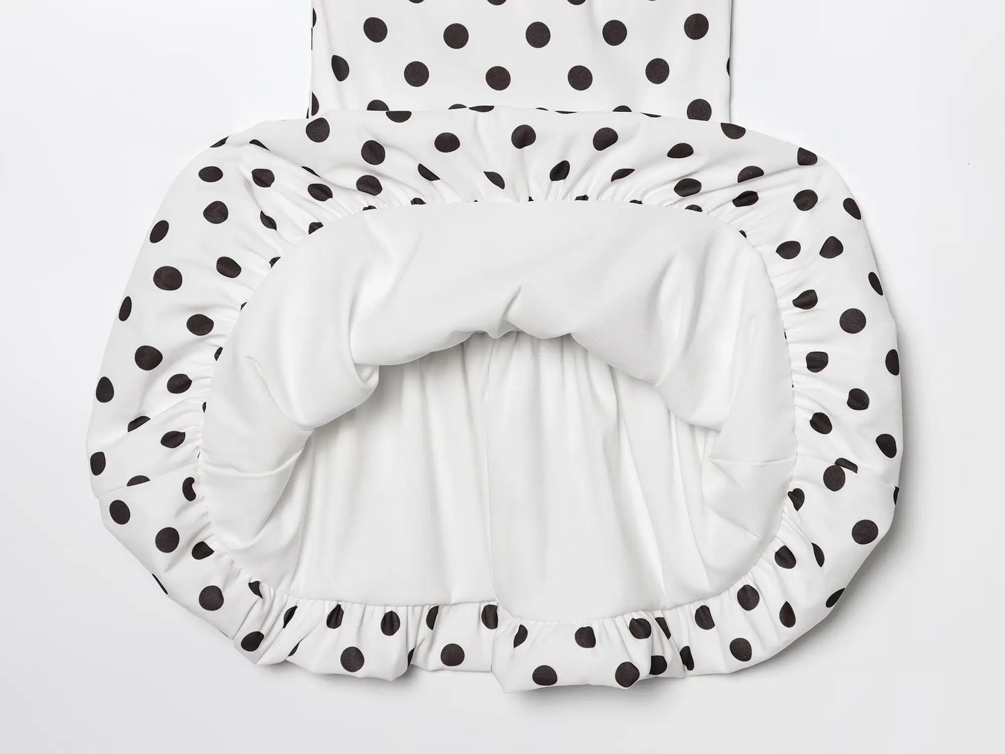 Retro chic polka dot mini dress
