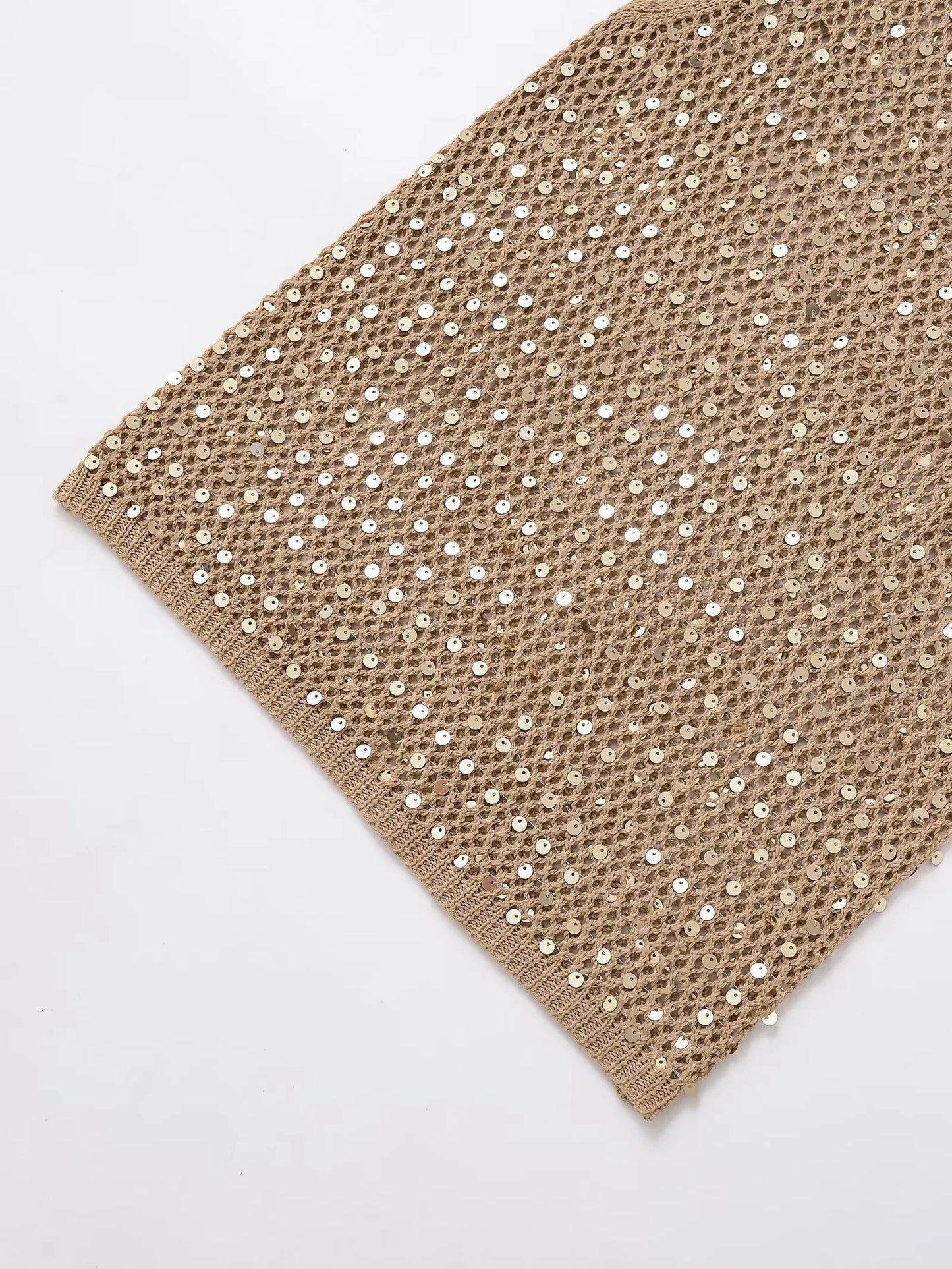 sequin sleeveless top