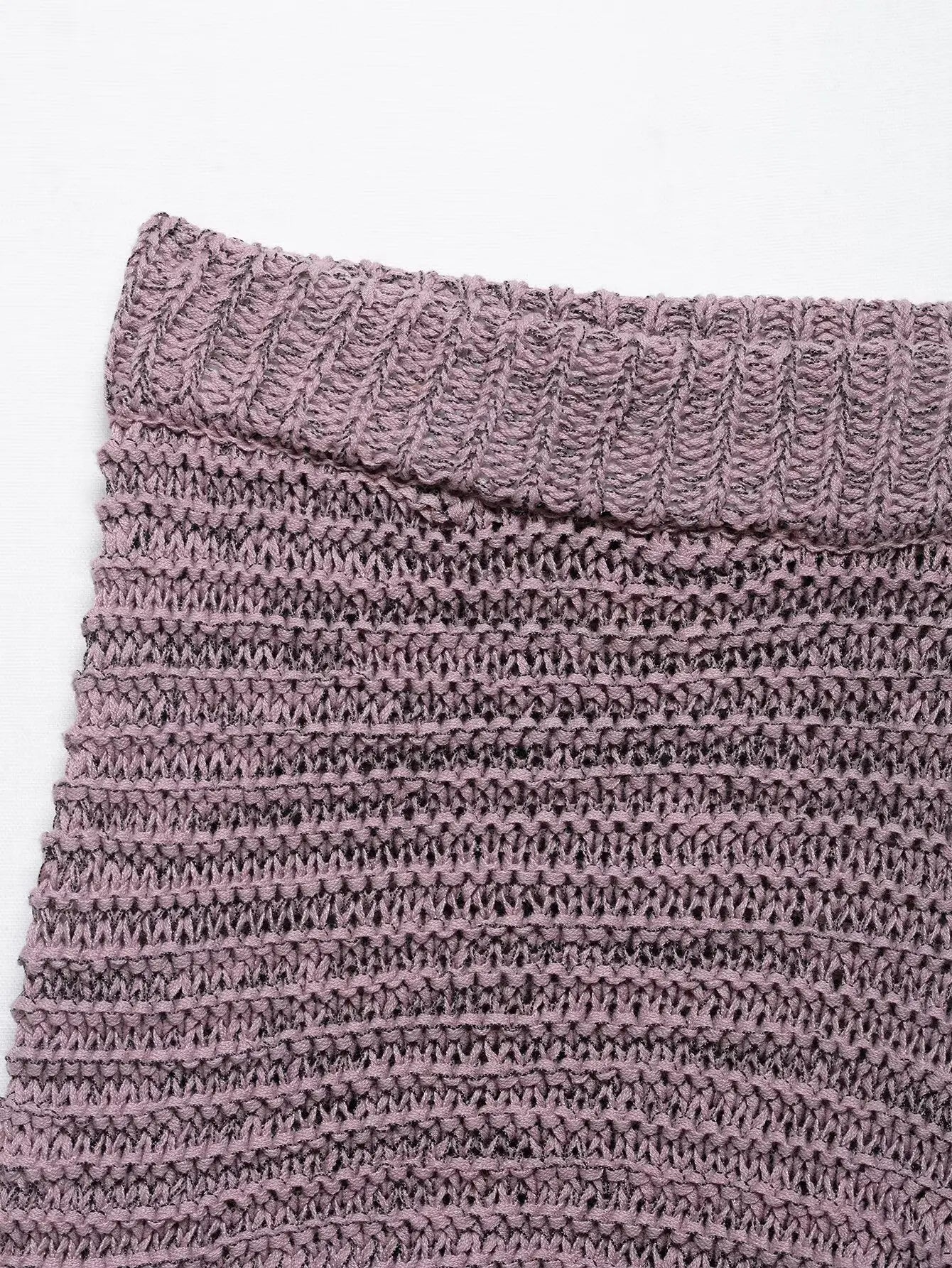 knitted two-piece suit