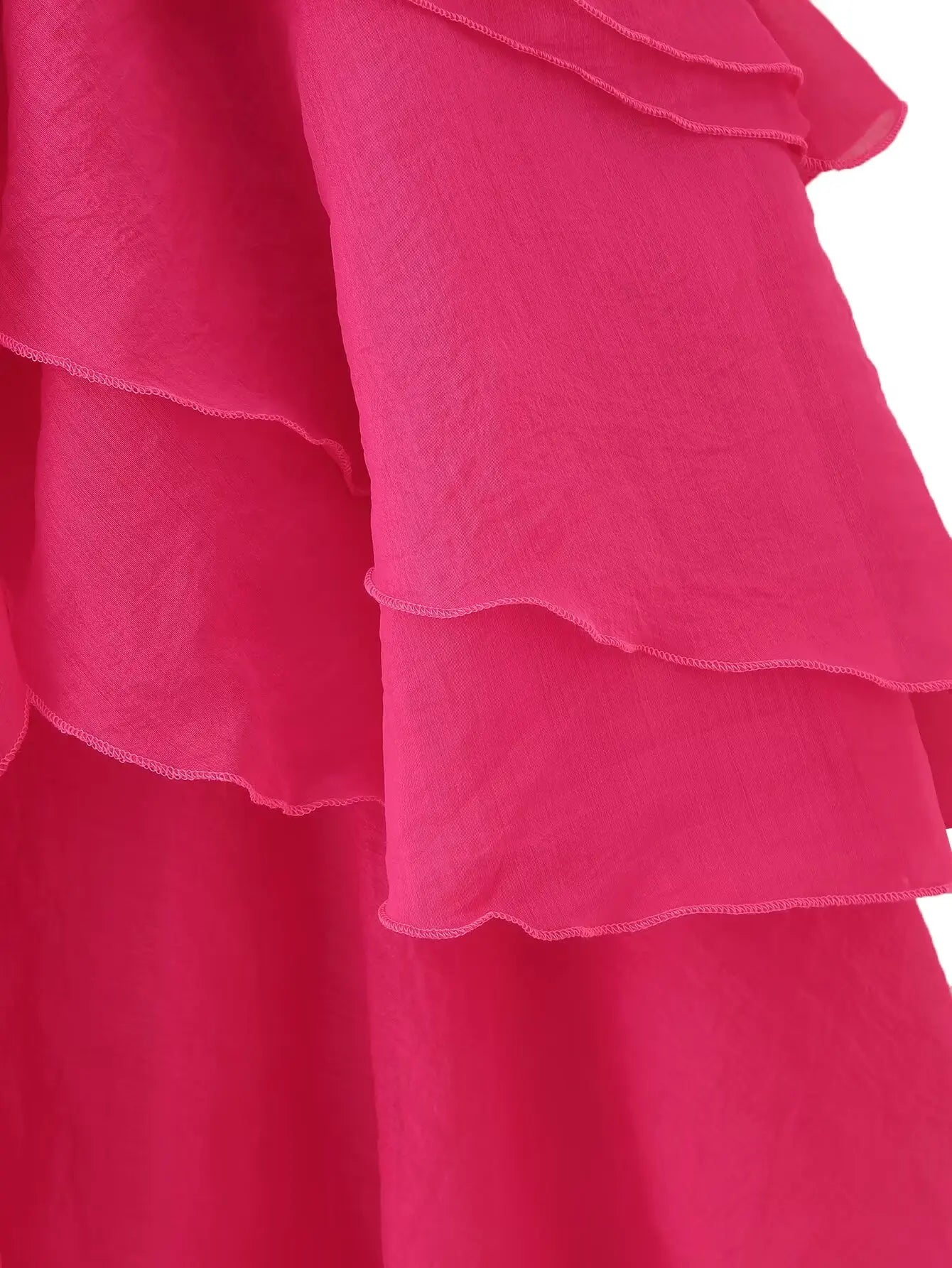 ruffled short dress