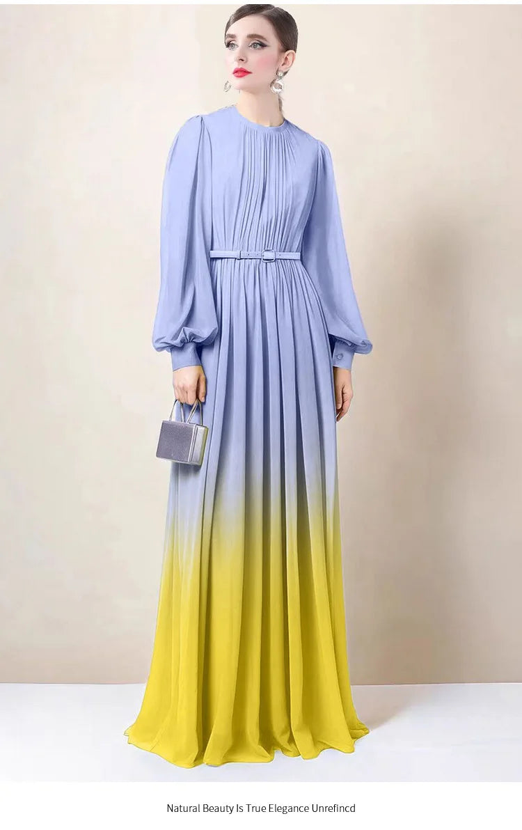 Gradient Colored Dress
