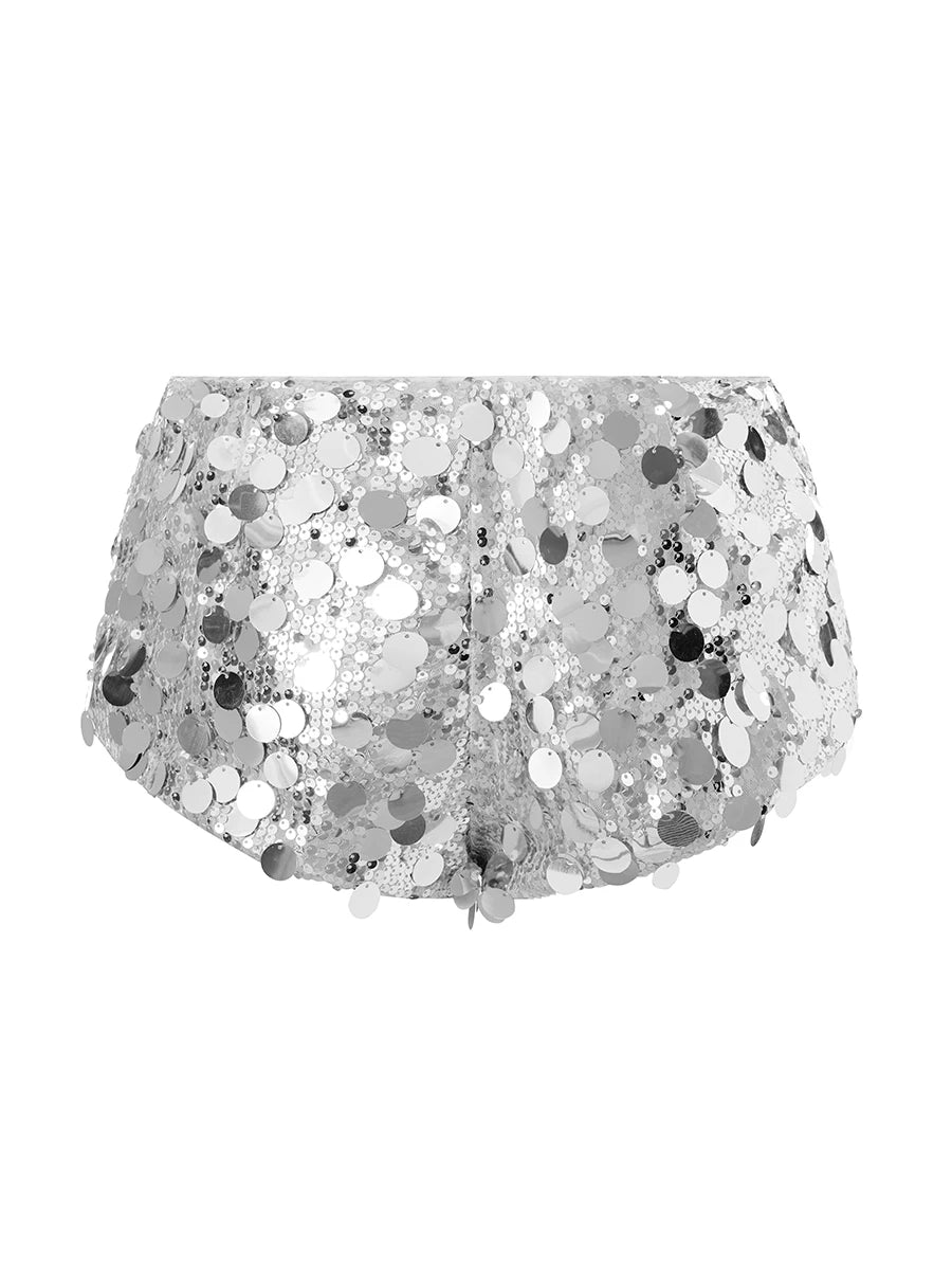 Sequined Glitter Low Waist Boxers