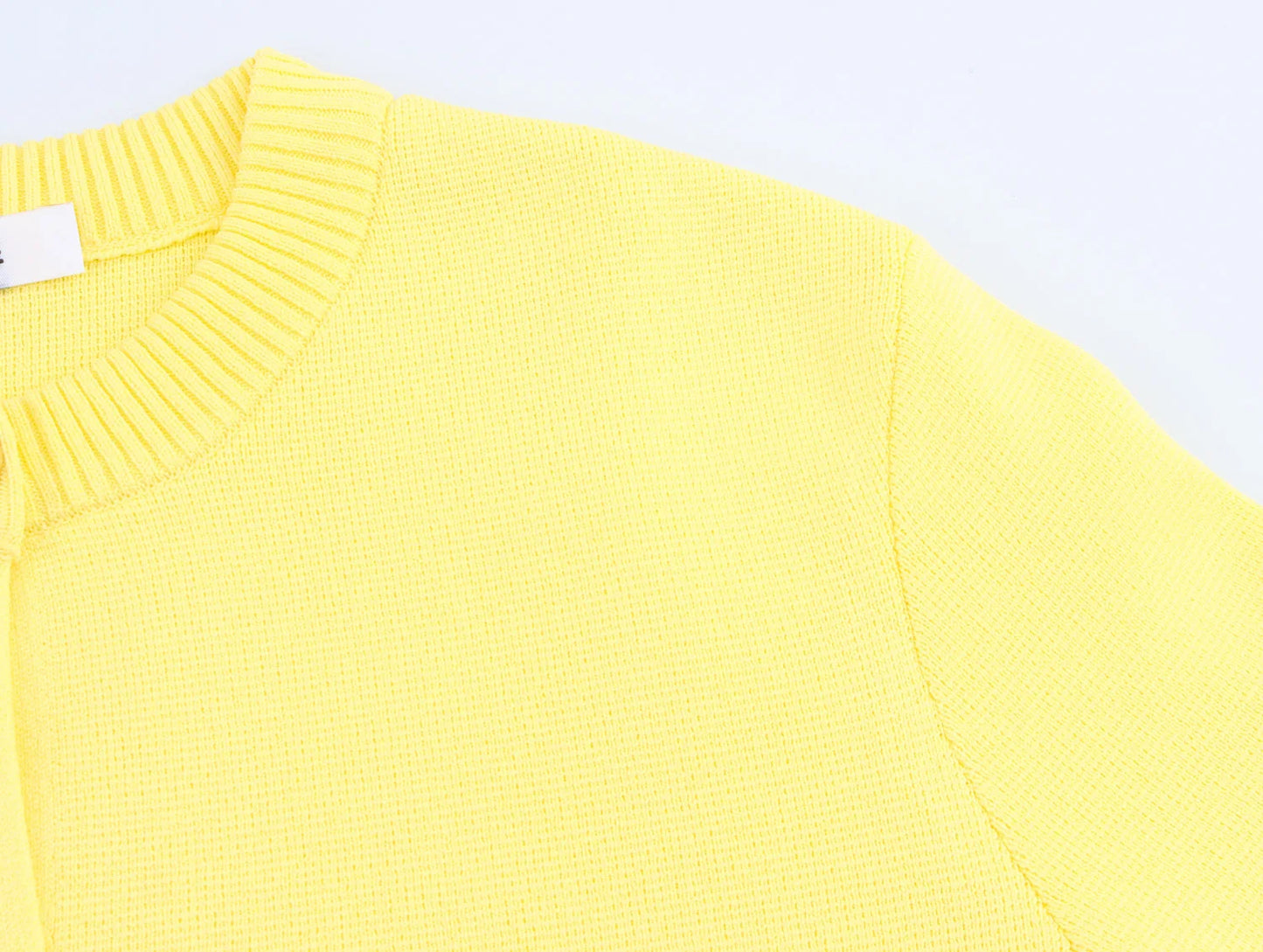 Single Breasted Knitted Cardigan Coat