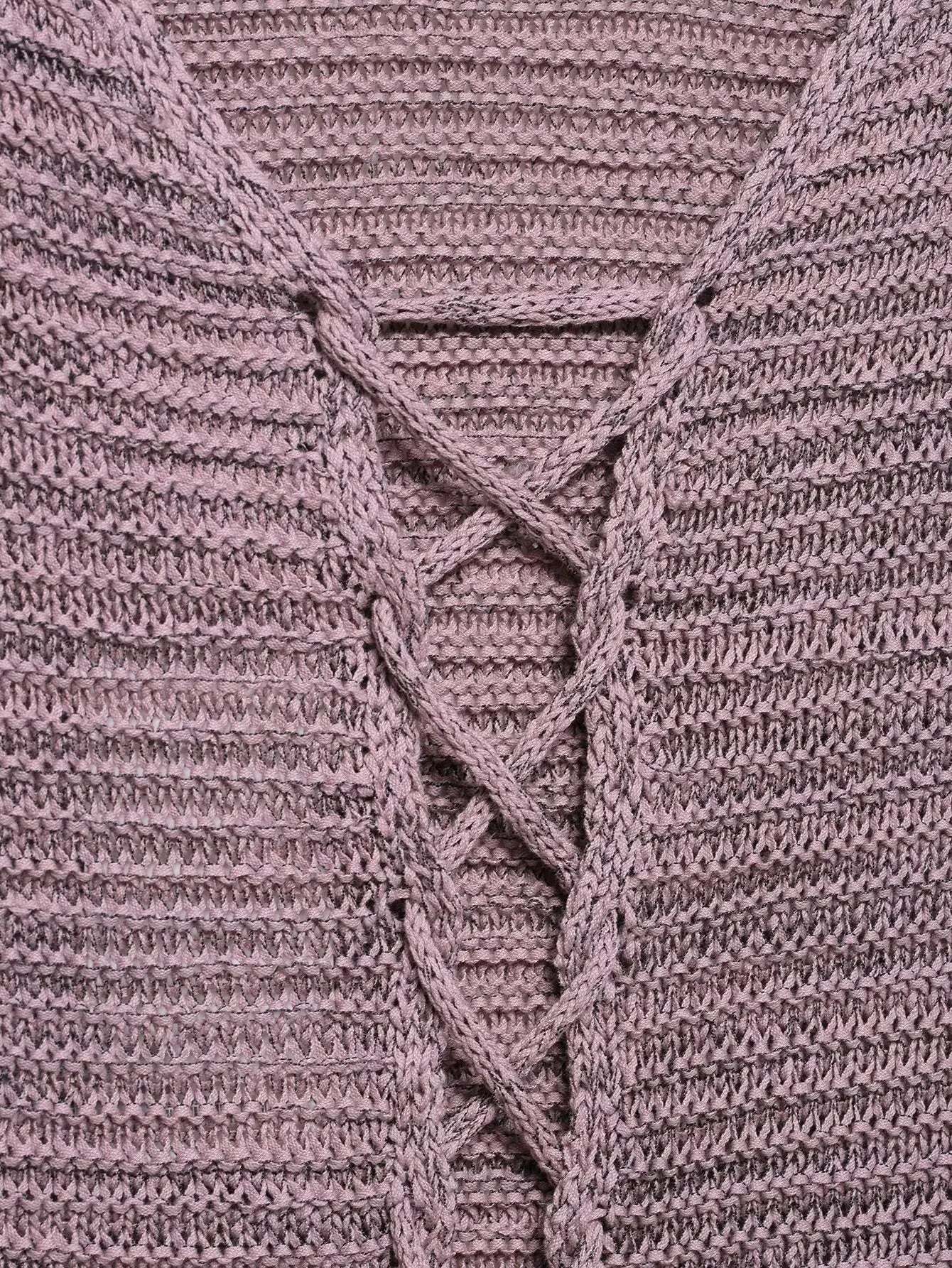 knitted two-piece suit