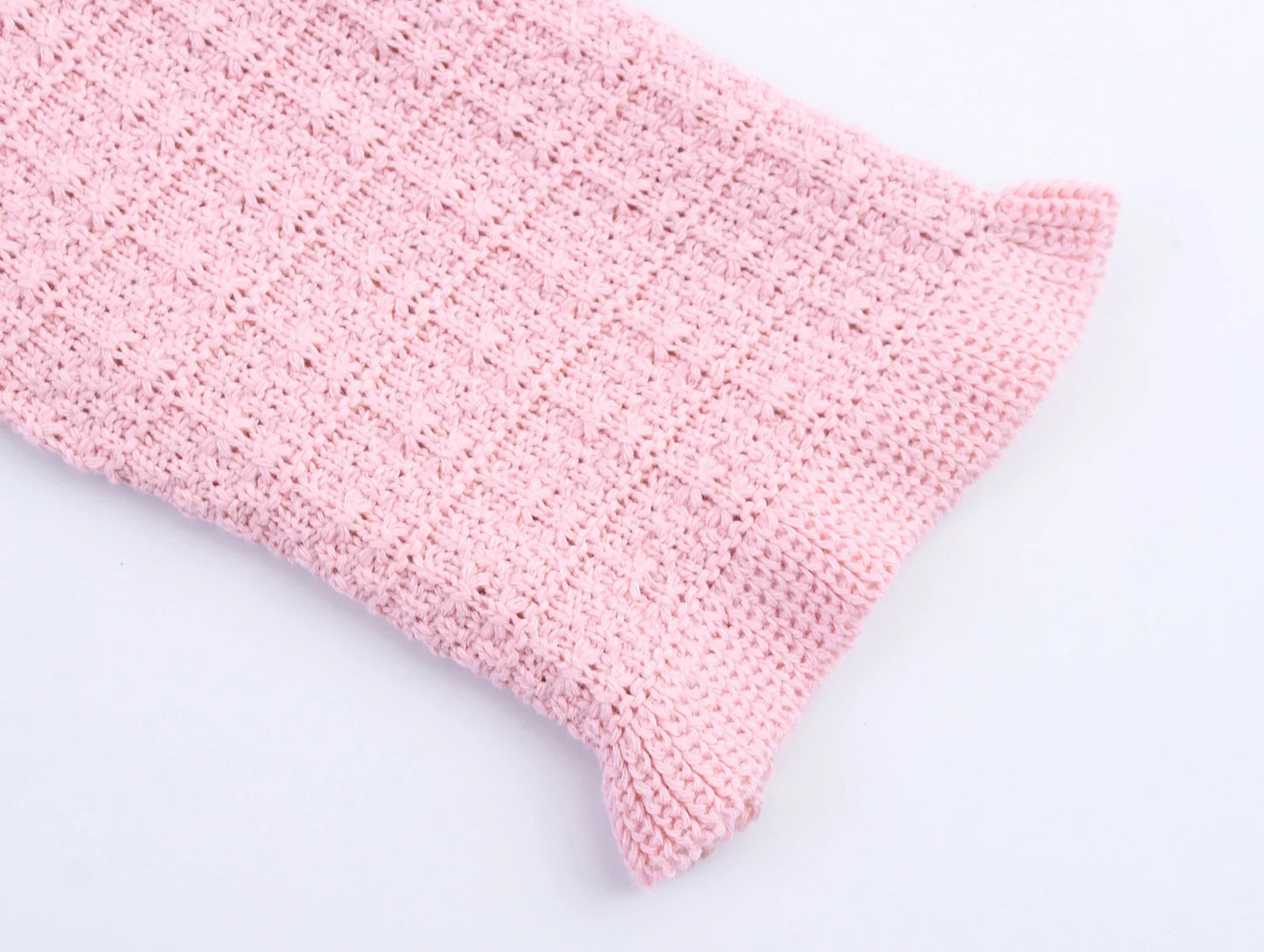 Short and Sleeve Knitted Cardigan Half Skirt Set