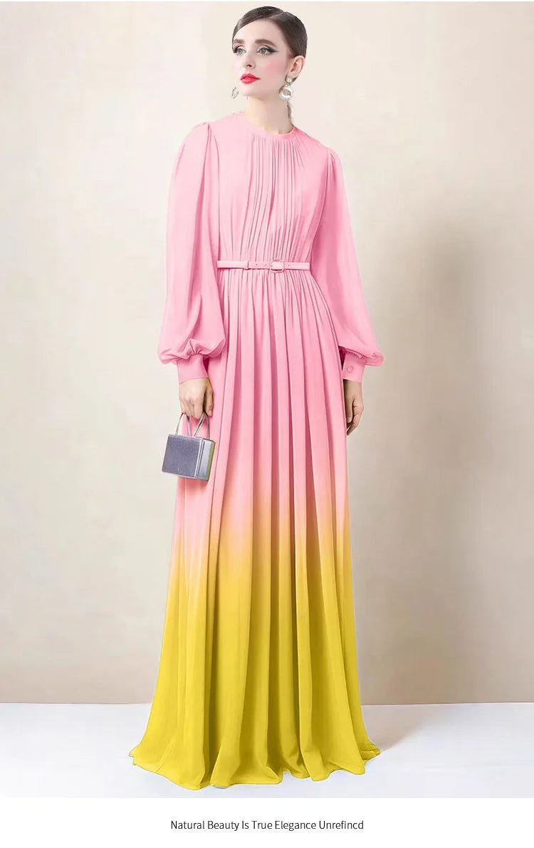 Gradient Colored Dress