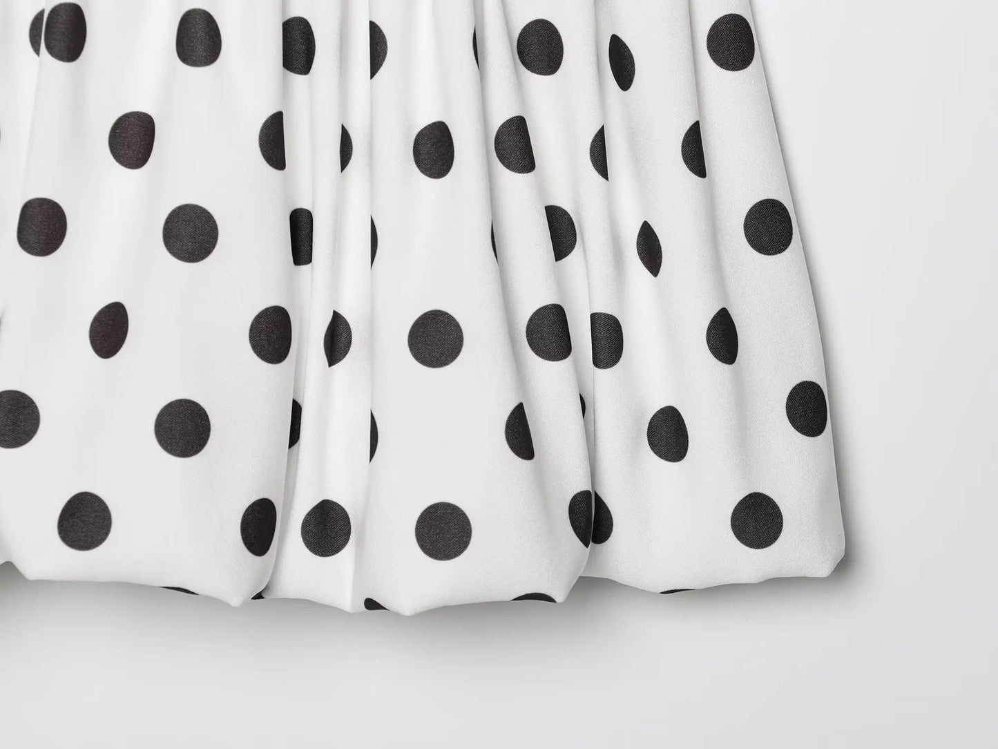 Retro chic polka dot mini dress