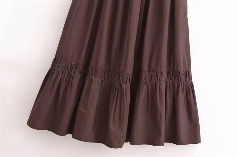Brownish Maxi Dress