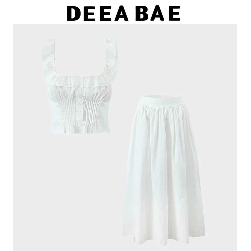 High Waisted Skirt and Top