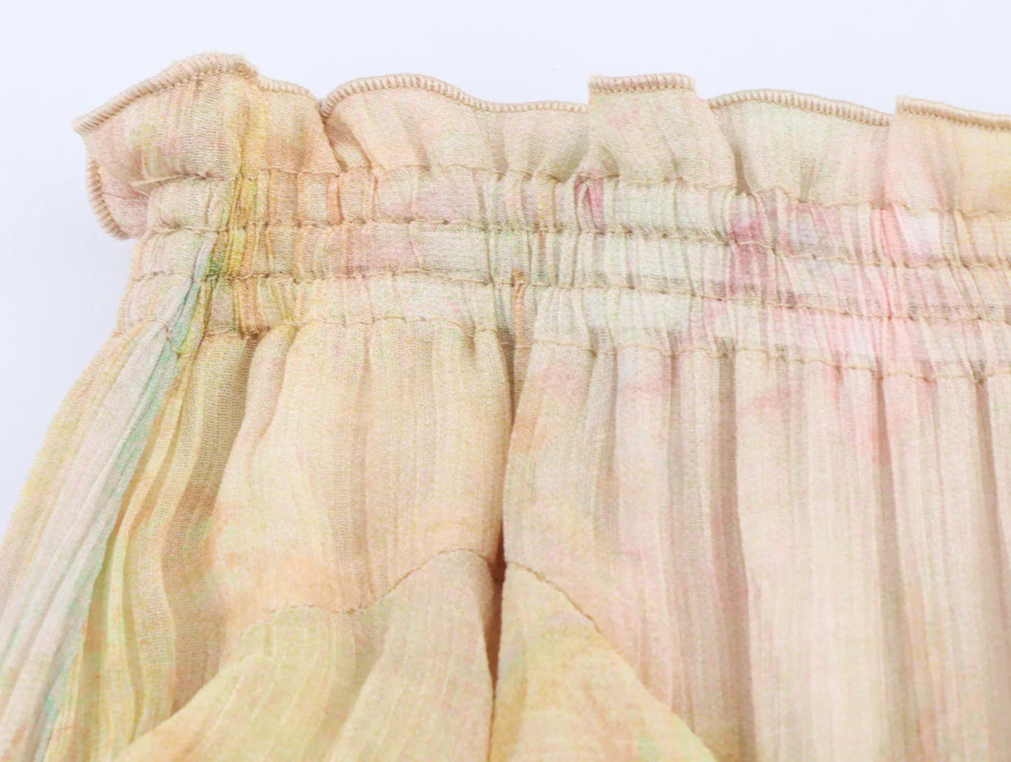 ayered high waist skirt