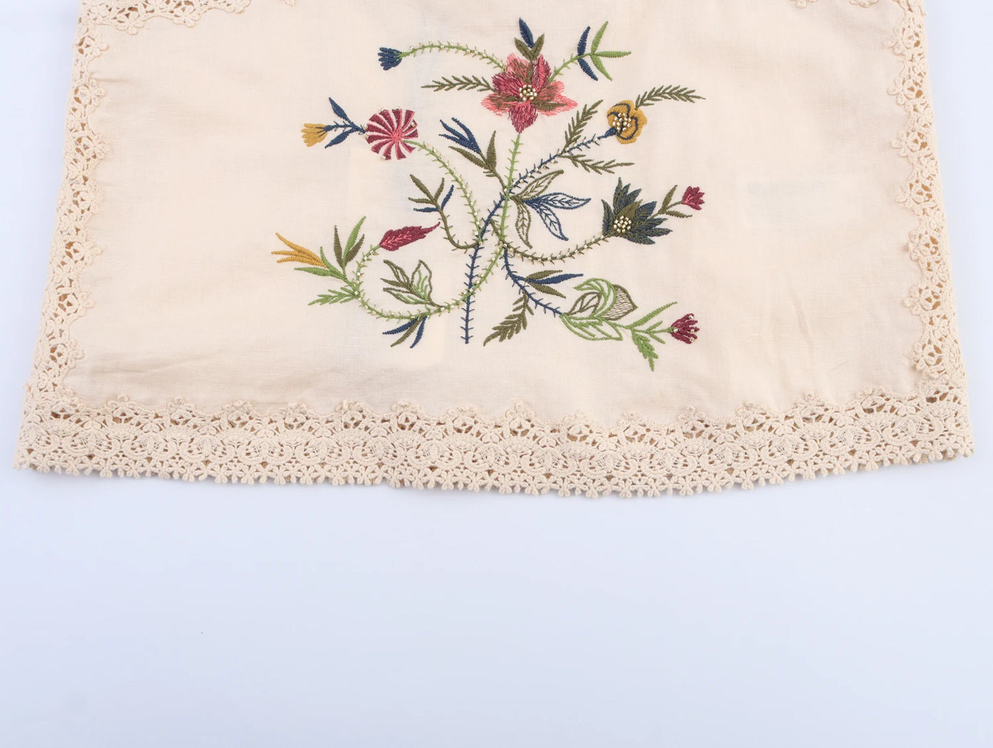 Embroidery Short and Top two piece set