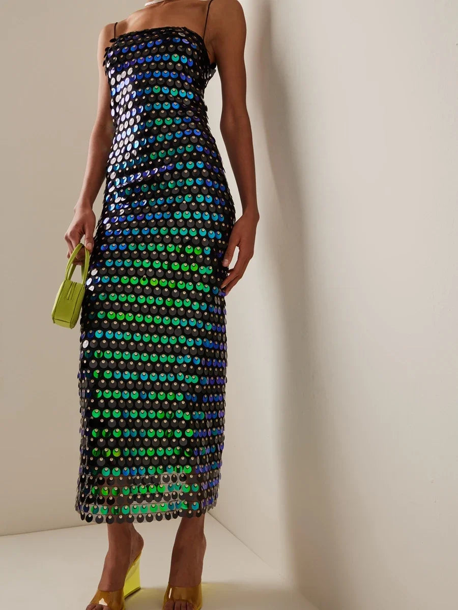 Bodycon Straight Long Dress