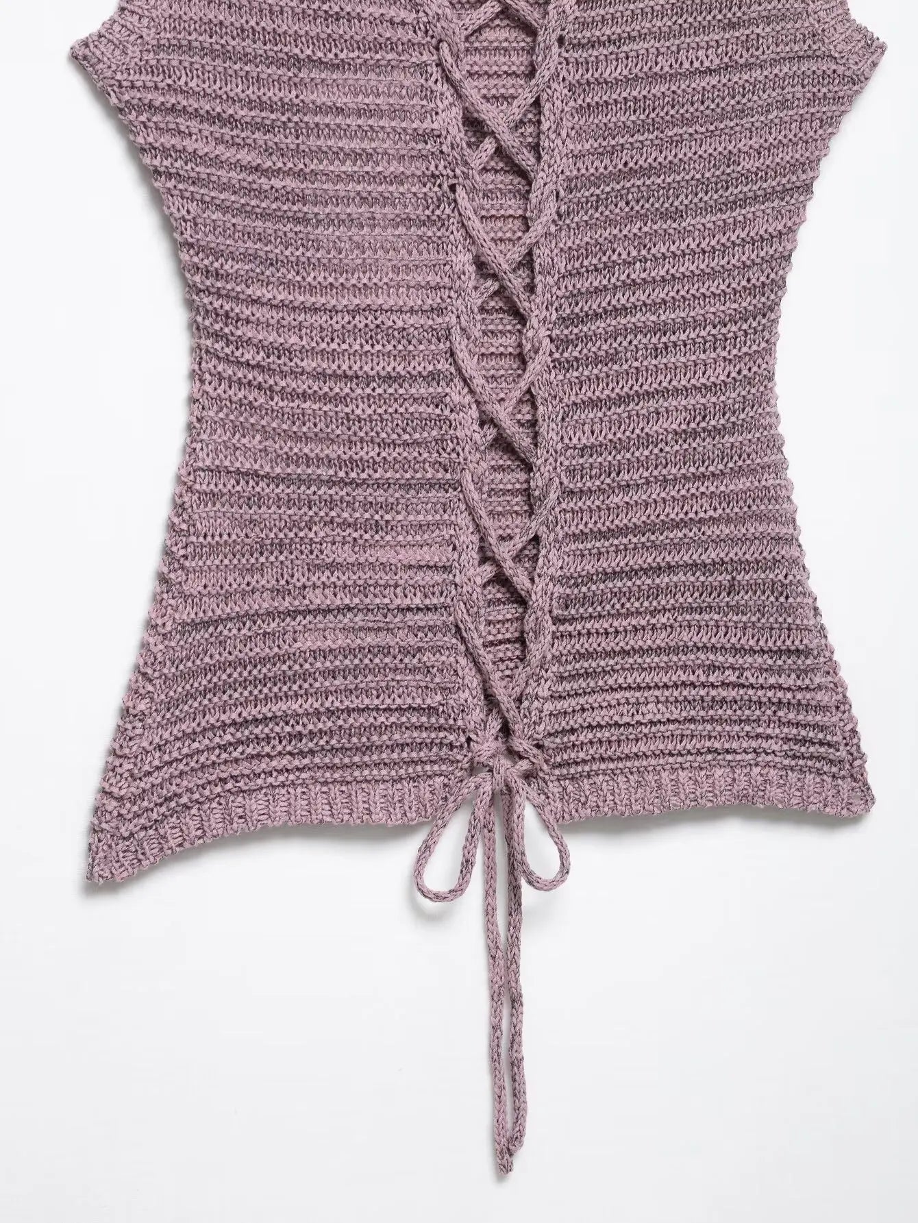 knitted two-piece suit