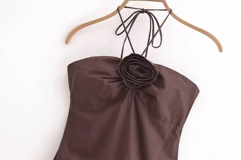 Brownish Maxi Dress