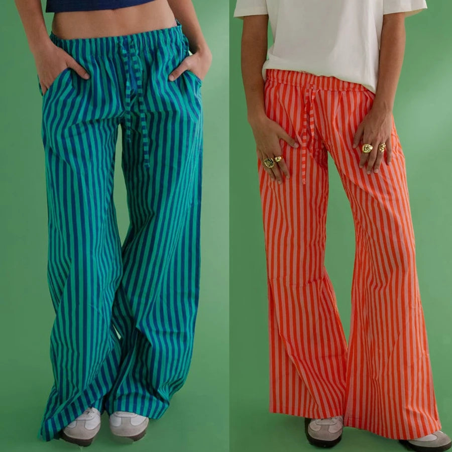 Striped Long Pants