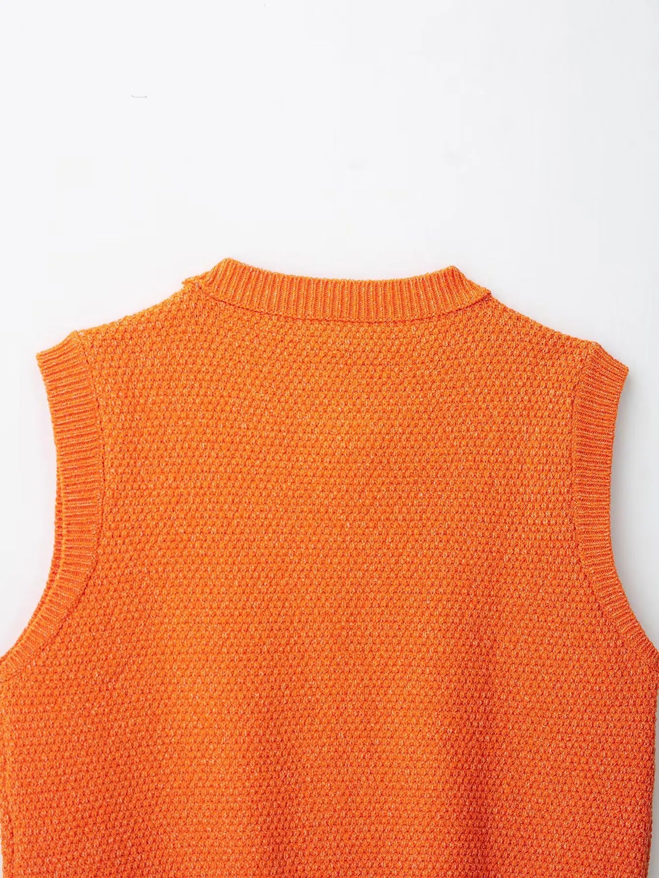 Buttons Knitting Vest
