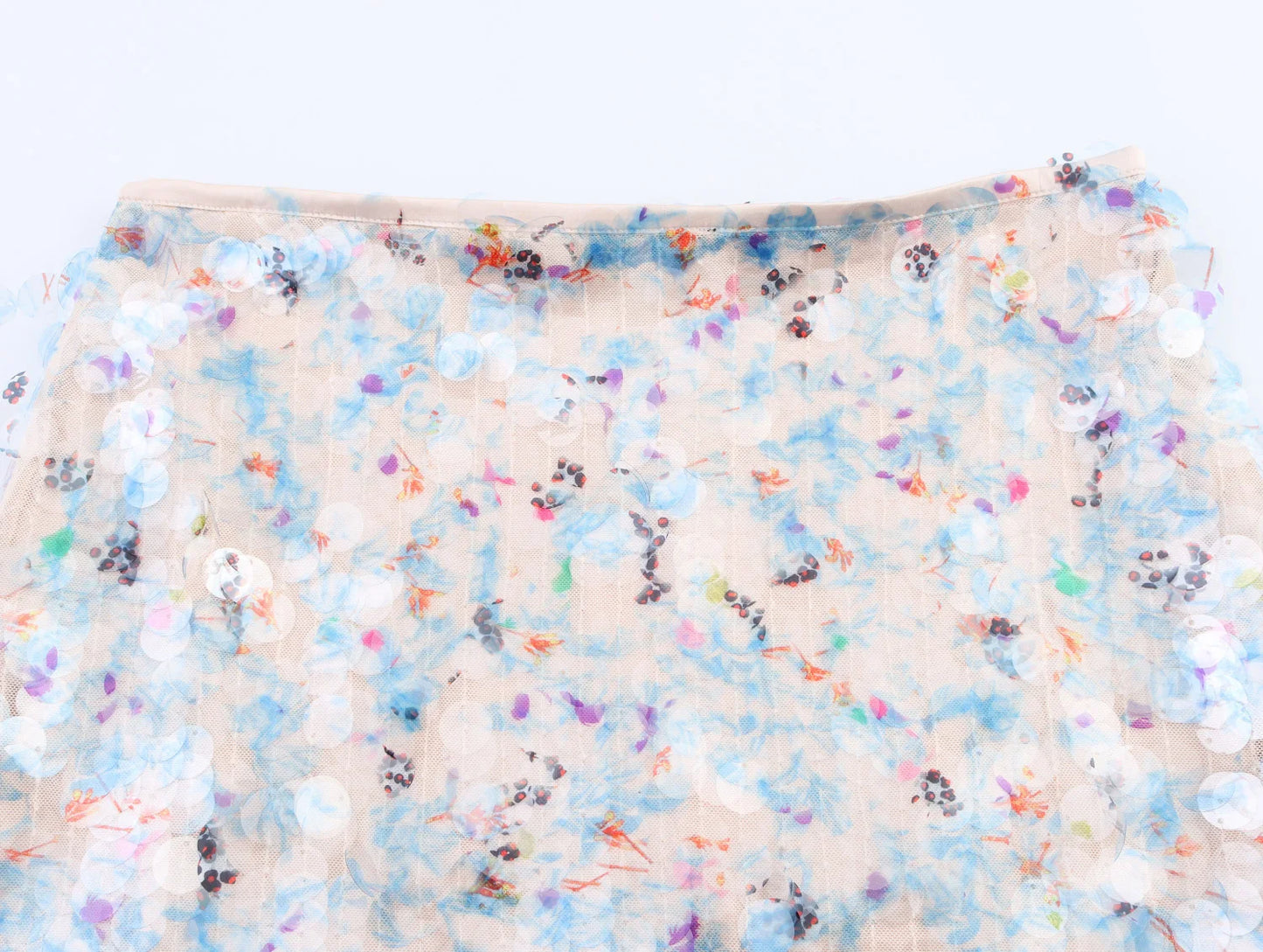 Sequin mini skirt