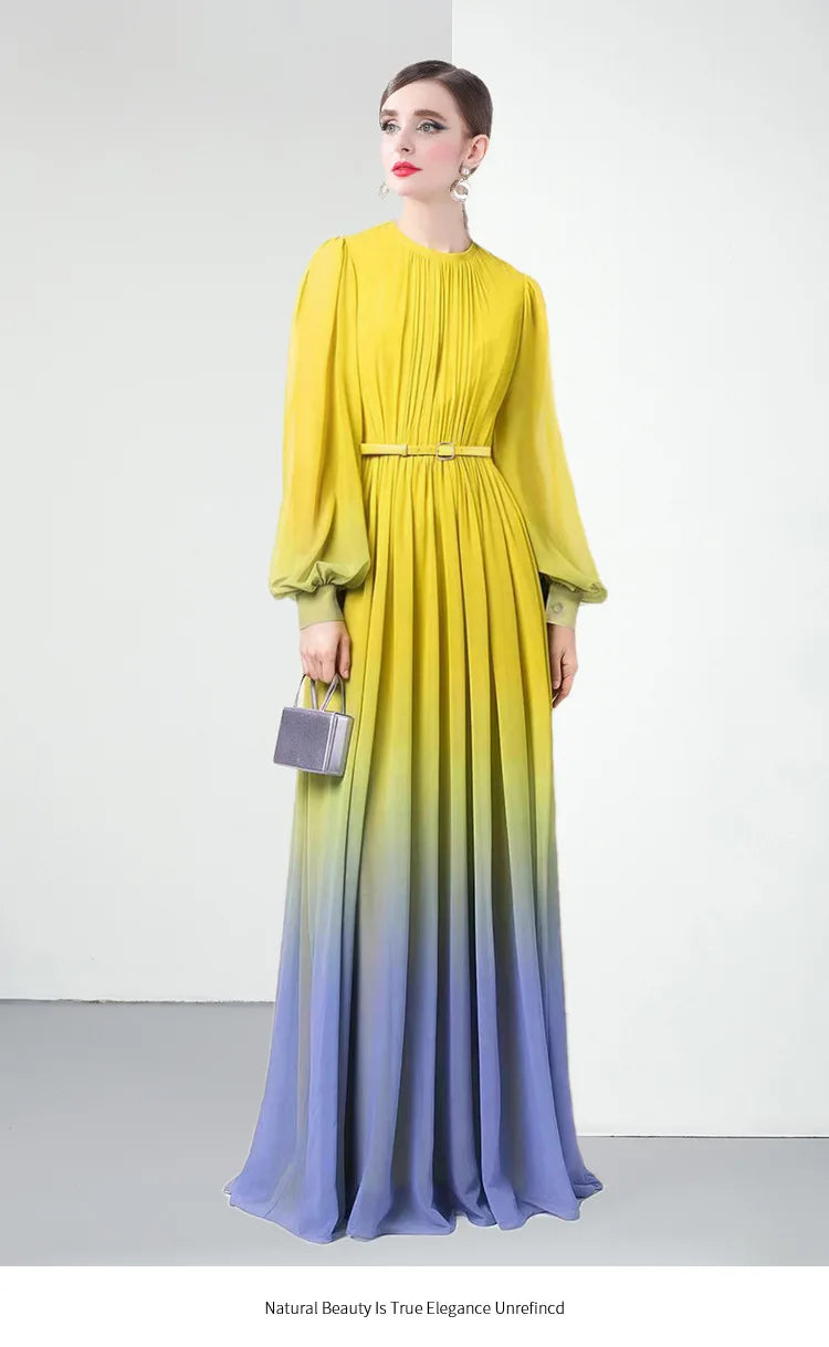 Gradient Colored Dress