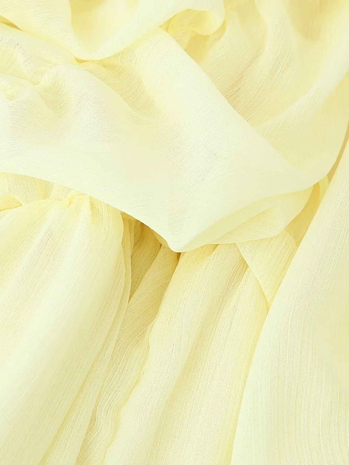 pleated long-sleeved dress