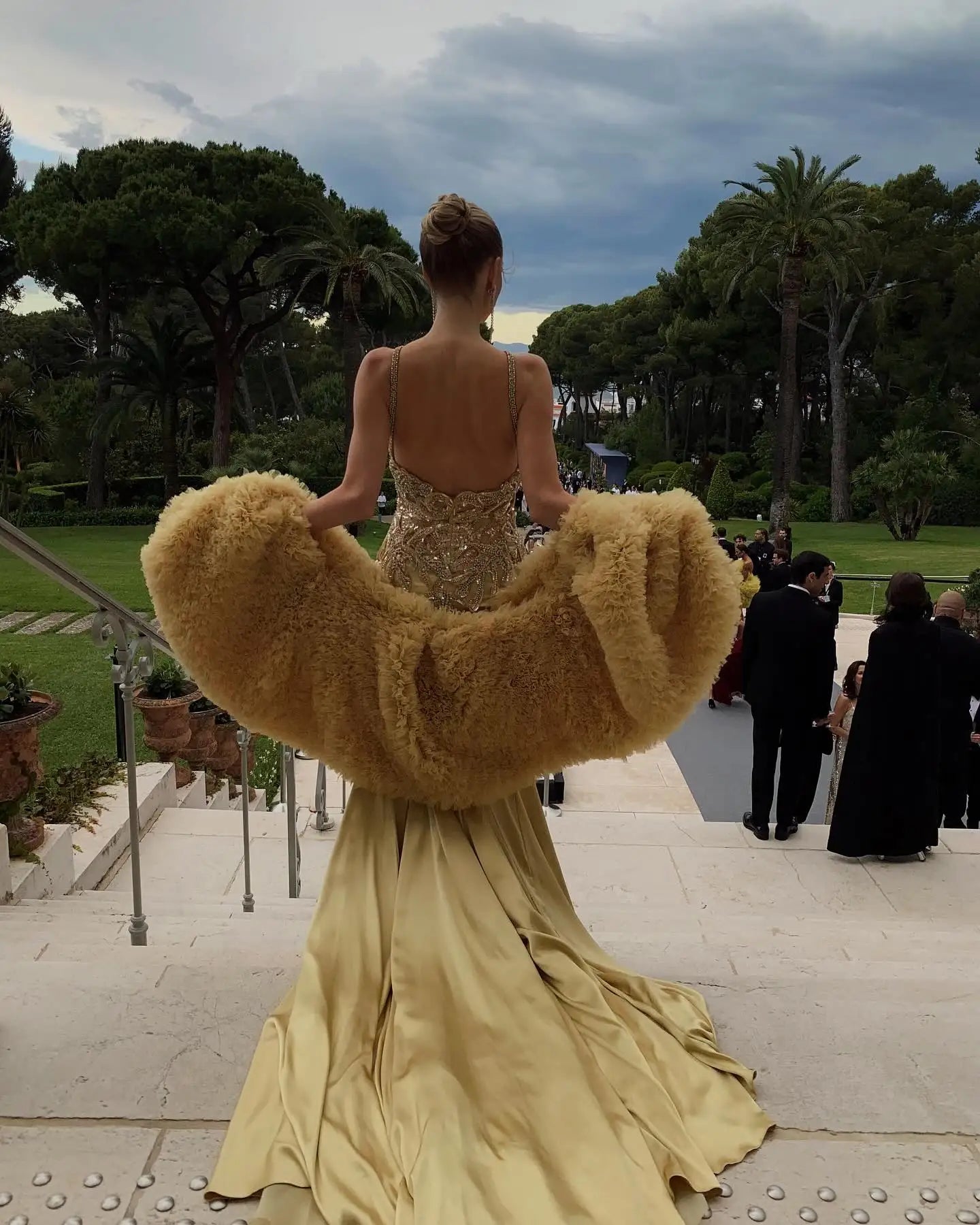 Gold Mermaid Evening Dress