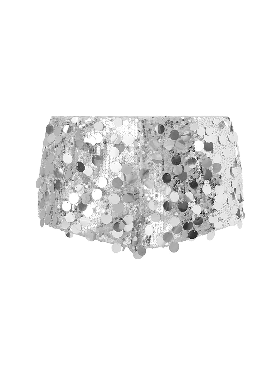 Sequined Glitter Low Waist Boxers