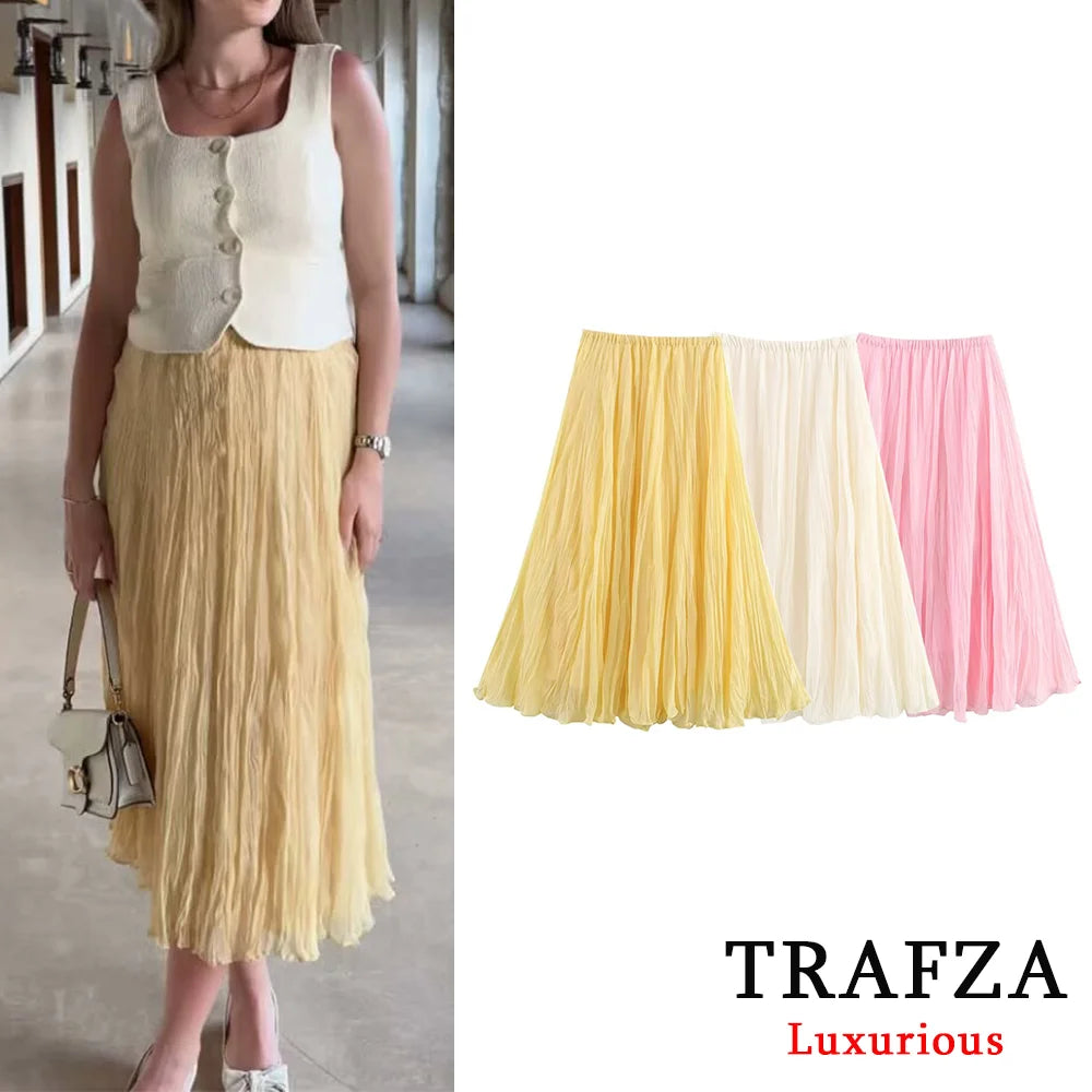 High Waist Loose Skirt