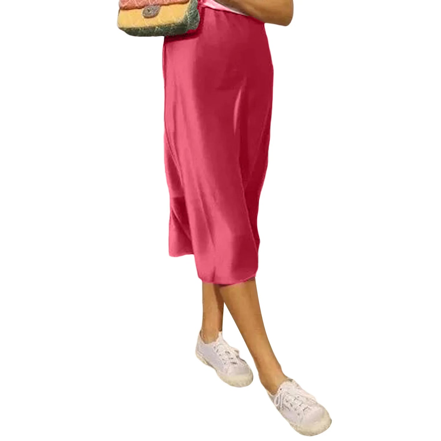 Silky Midi Skirt