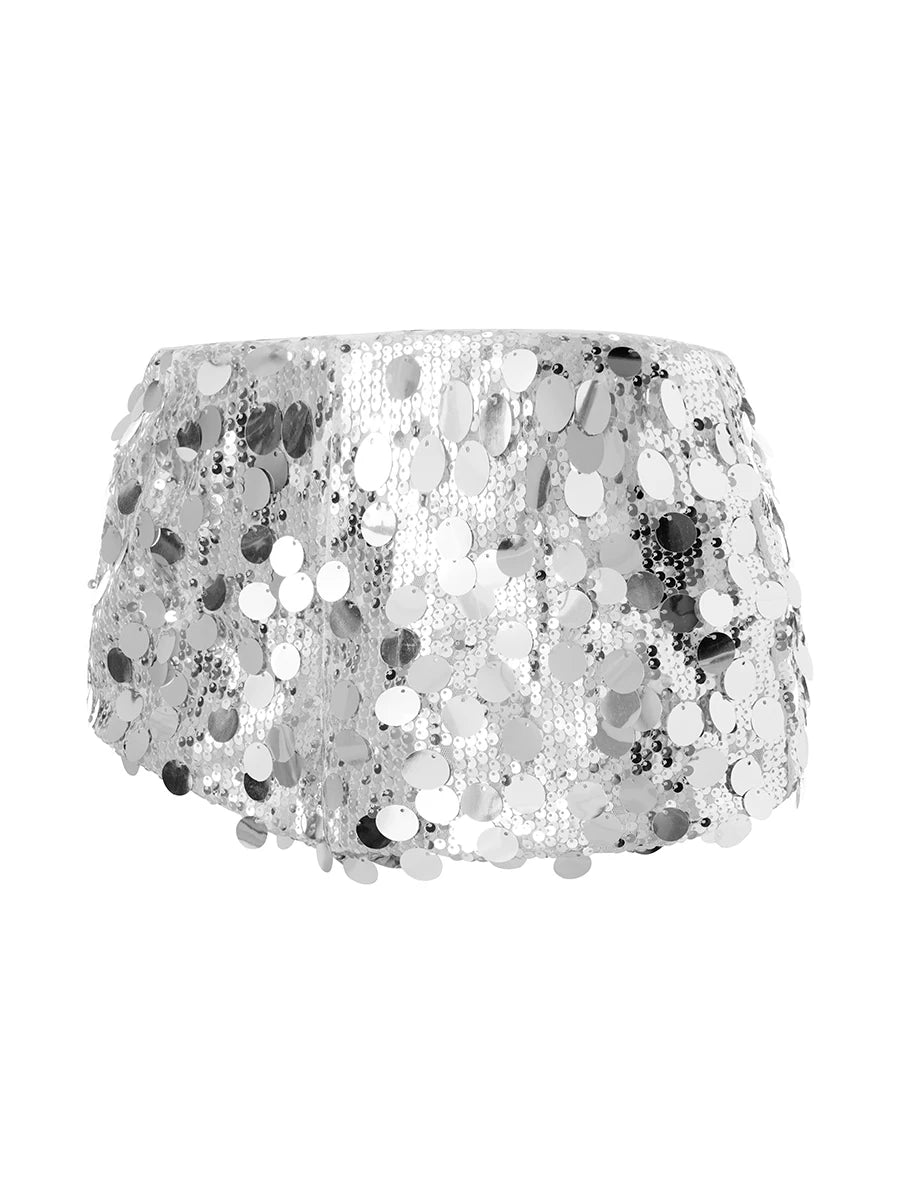 Sequined Glitter Low Waist Boxers