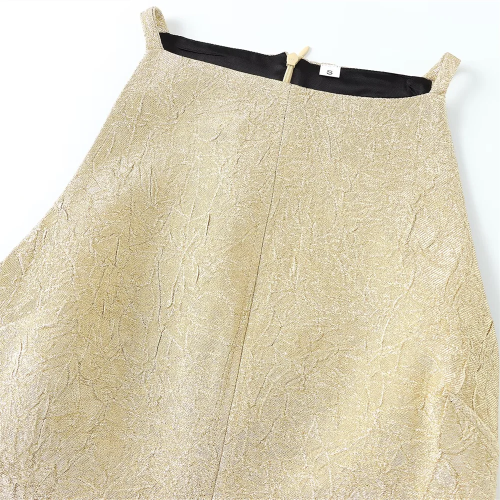 Round Neck Sleeveless Short Dress