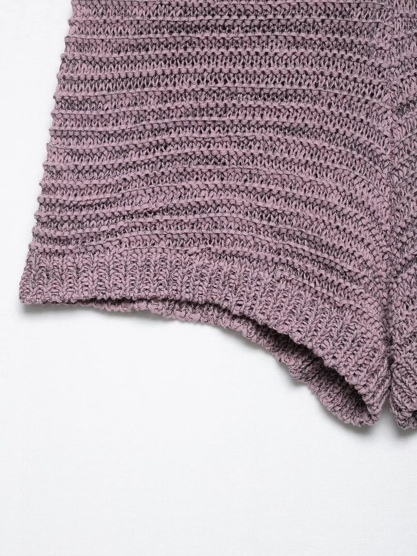 knitted two-piece suit