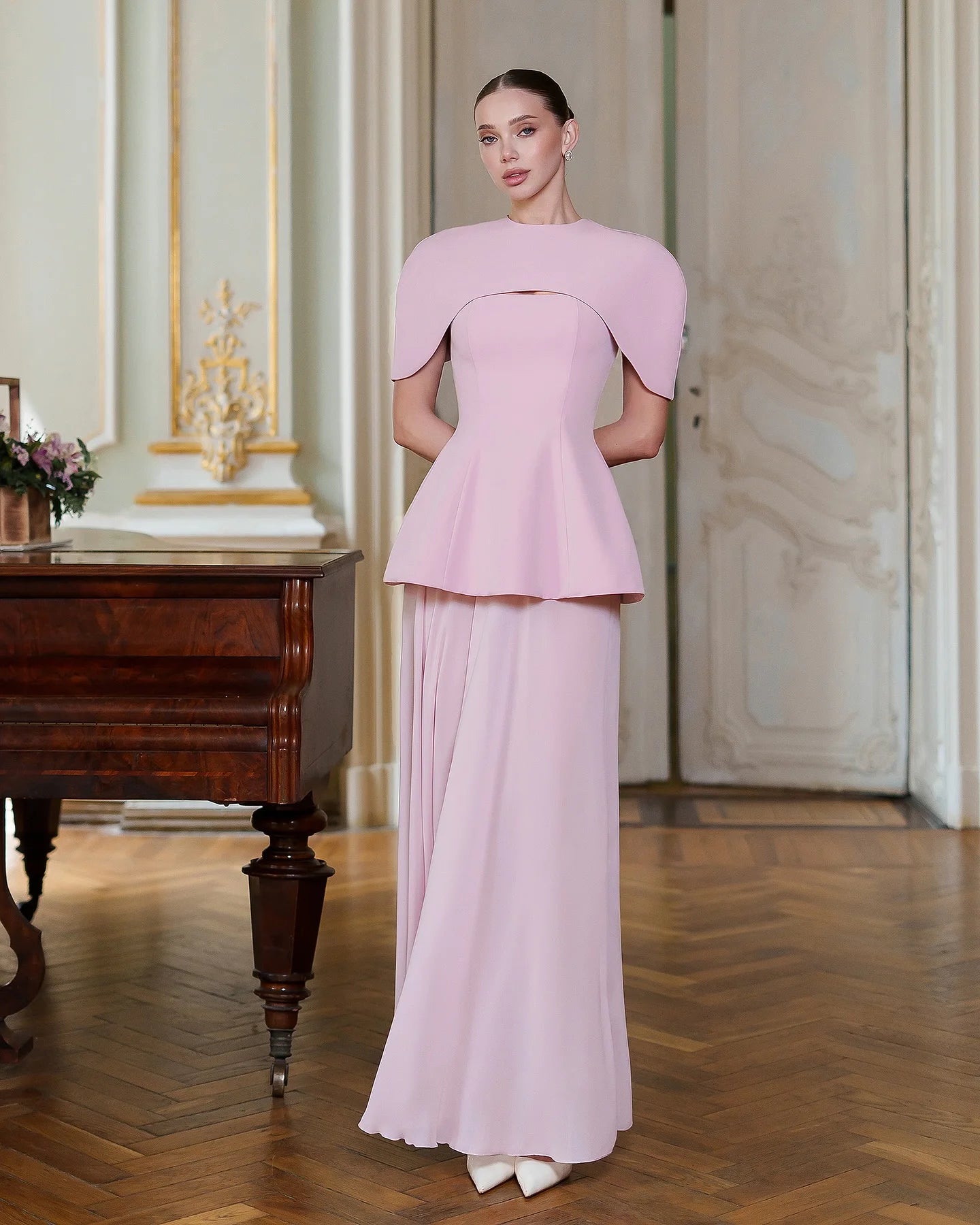 Elegance 2 Pieces Long Dress