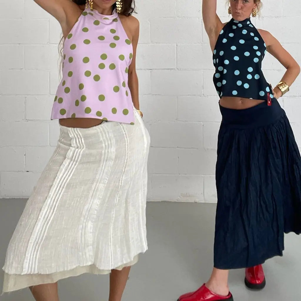 Backless Flower Top