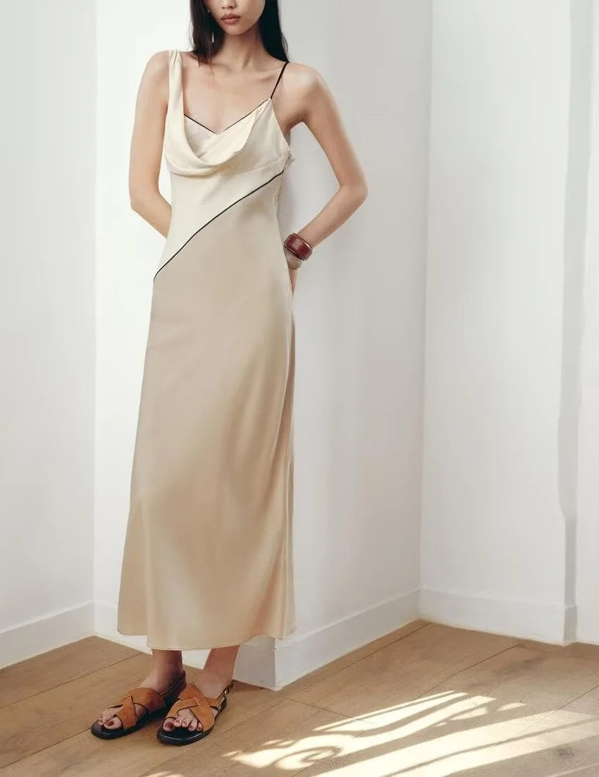 inen blended suspender dress