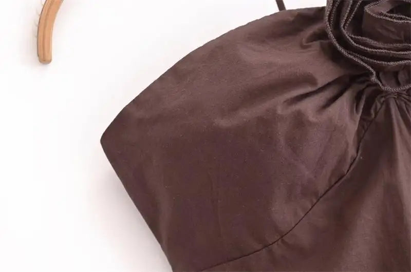 Brownish Maxi Dress