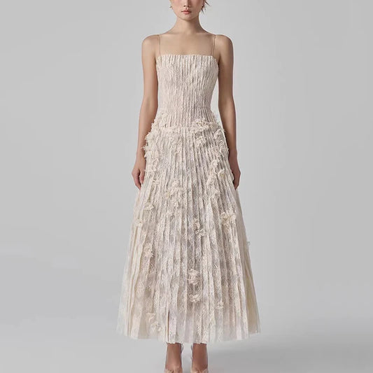 Butterfly Flower Strap Dress