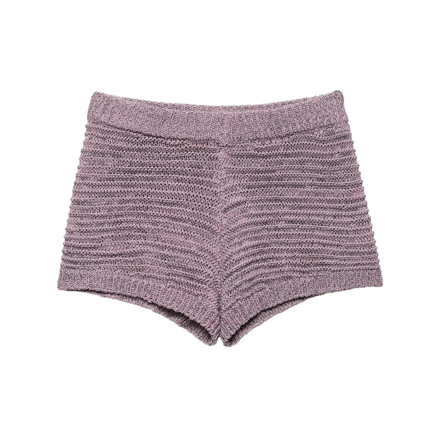 knitted two-piece suit